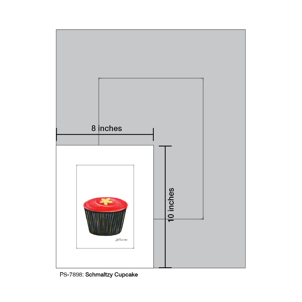 Schmaltzy Cupcake, Print (#7898)