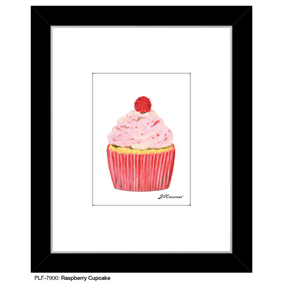 Raspberry Cupcake, Print (#7900)