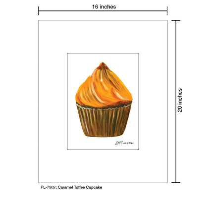 Caramel Toffee Cupcake, Print (#7902)