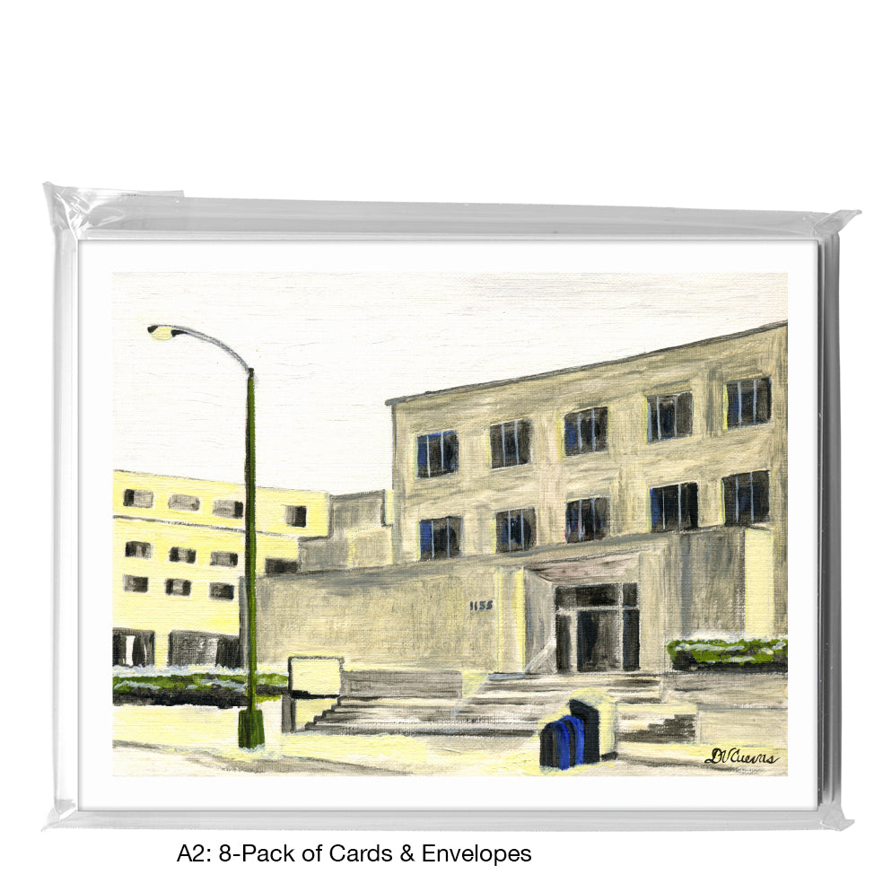 Harris School, Chicago, Greeting Card (7915)