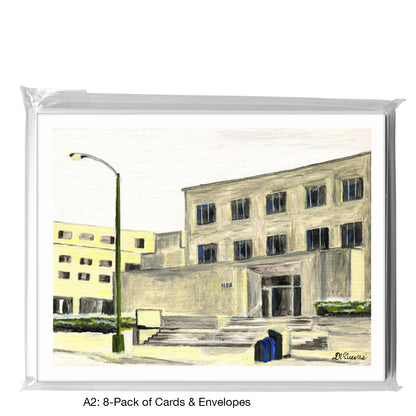 Harris School, Chicago, Greeting Card (7915)