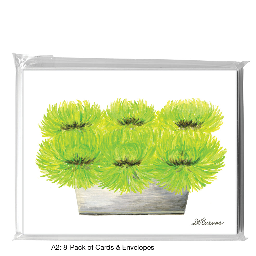 Spider Chrysanthemums, Greeting Card (7920)