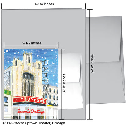 Uptown Theater, Chicago, Greeting Card (7922A)