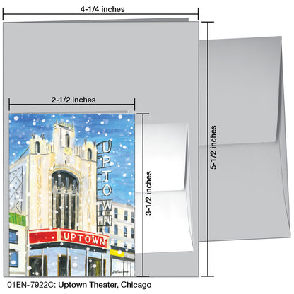 Uptown Theater, Chicago, Greeting Card (7922C)