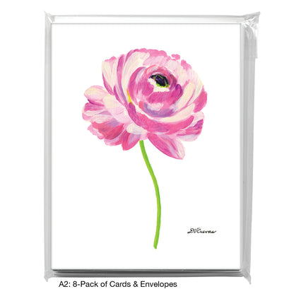 Purple Ranunculus, Greeting Card (7934)