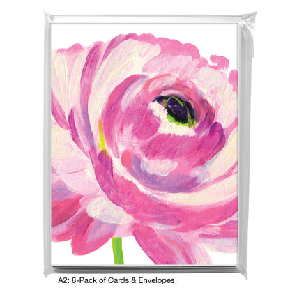 Purple Ranunculus, Greeting Card (7934C)