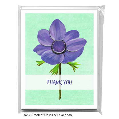 Anemone Head, Greeting Card (7942EA)