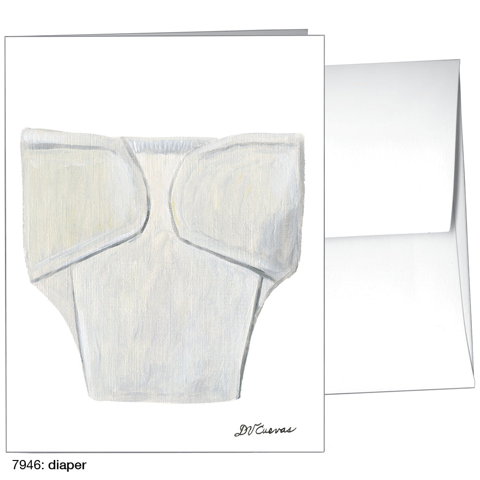 Diaper, Greeting Card (7946)