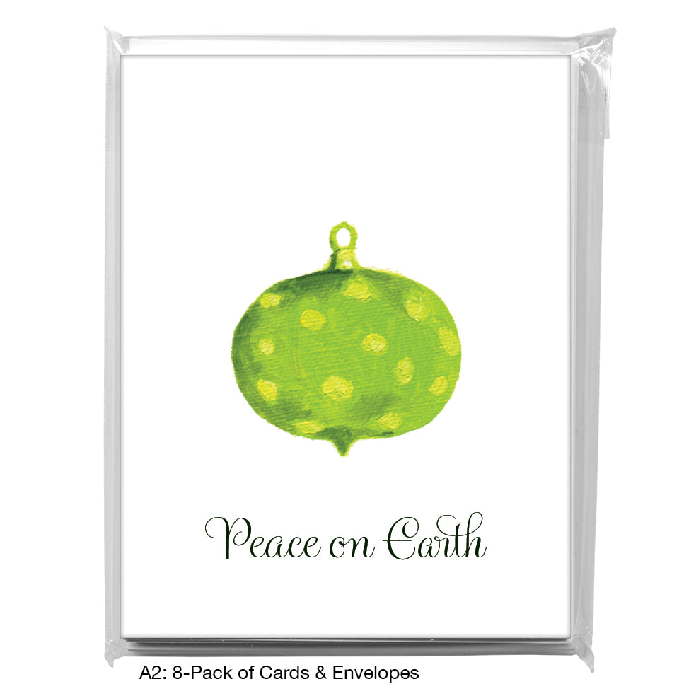 Ornament - Polka Dots, Greeting Card (7969A)