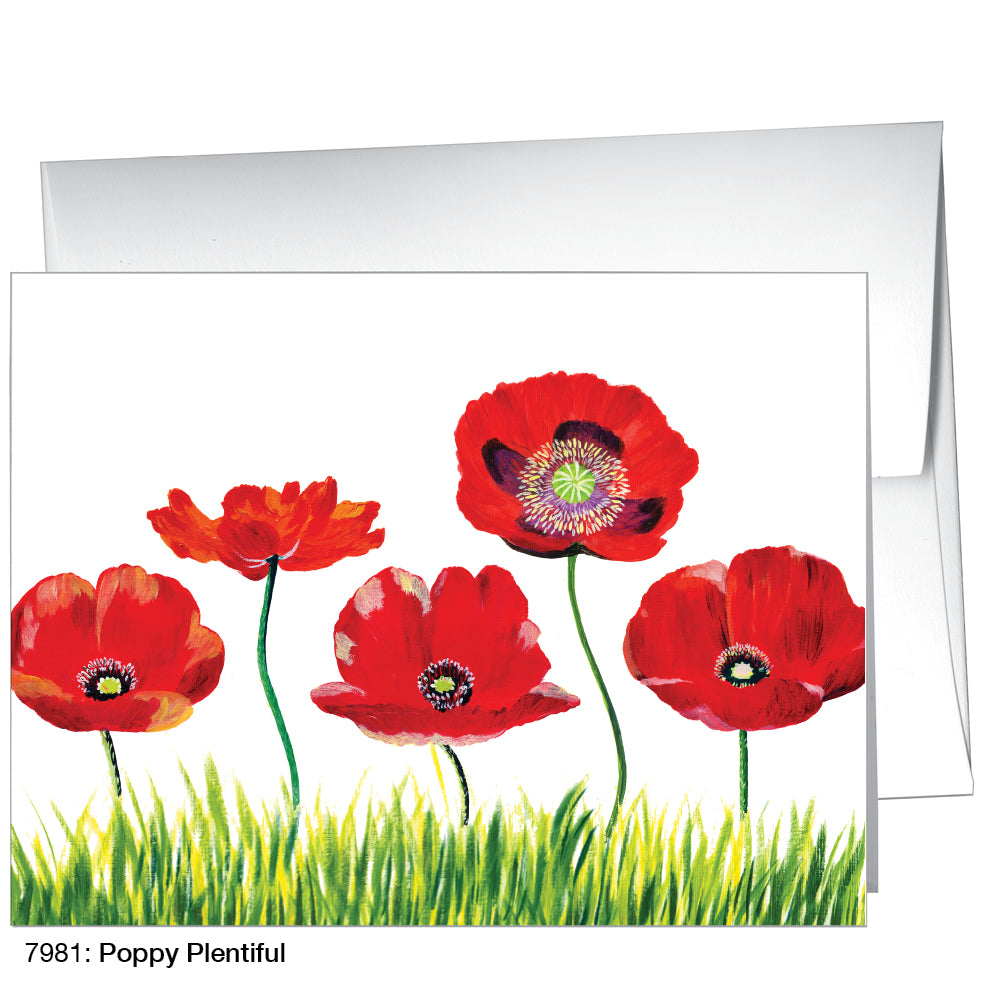 Poppy Plentiful, Greeting Card (7981)