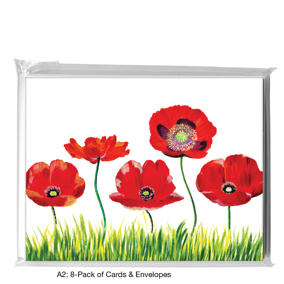 Poppy Plentiful, Greeting Card (7981)