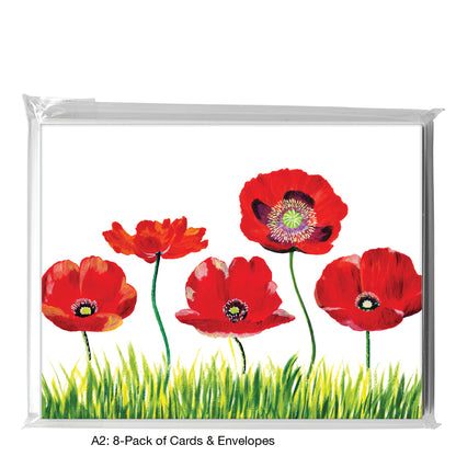 Poppy Plentiful, Greeting Card (7981)