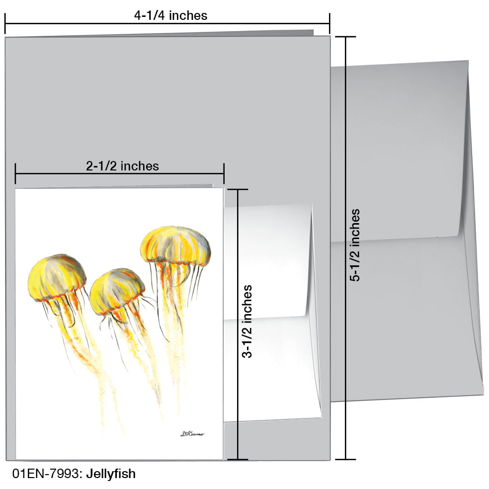 Jellyfish, Greeting Card (7993)