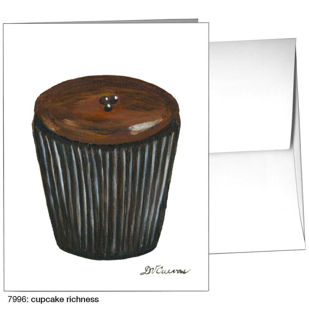 Cupcake Richness, Greeting Card (7996)