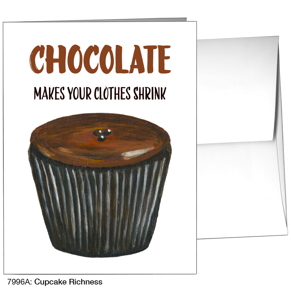 Cupcake Richness, Greeting Card (7996A)