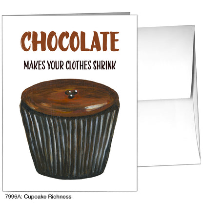 Cupcake Richness, Greeting Card (7996A)