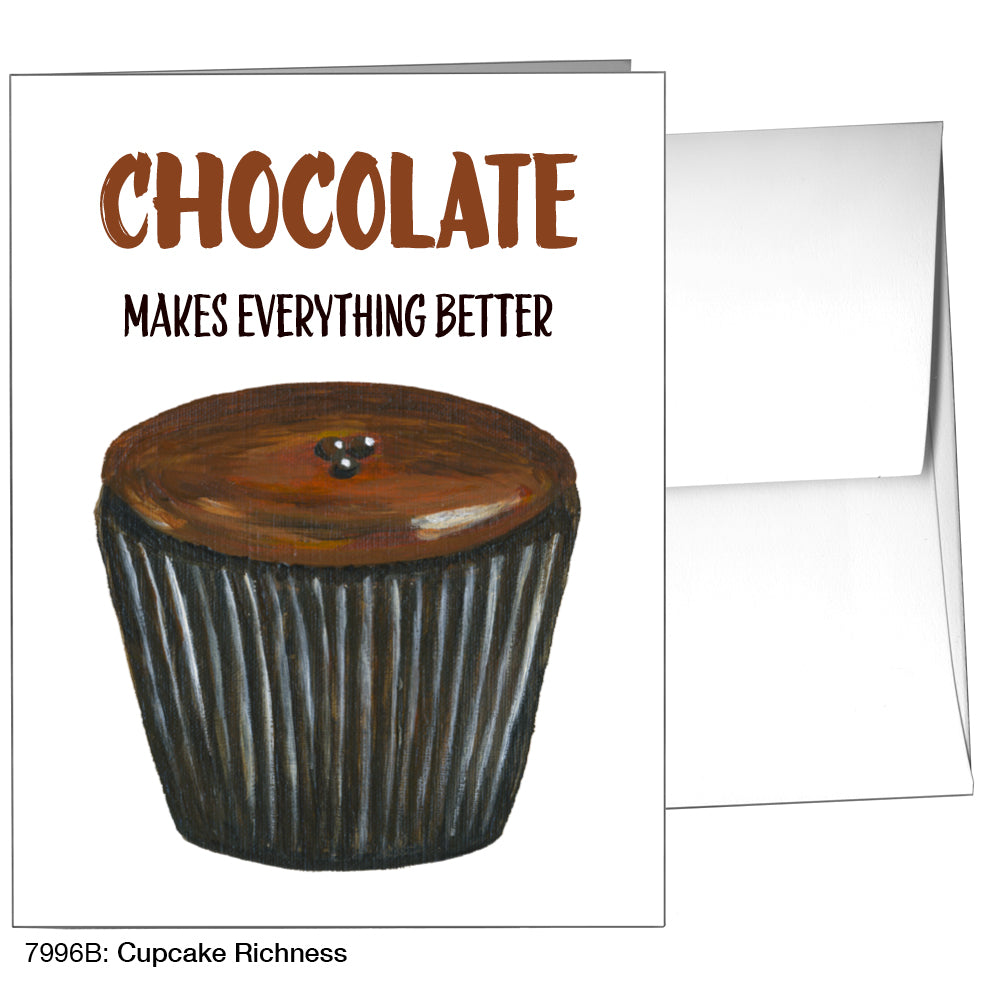 Cupcake Richness, Greeting Card (7996B)