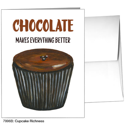 Cupcake Richness, Greeting Card (7996B)