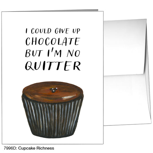 Cupcake Richness, Greeting Card (7996D)