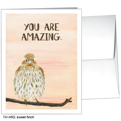 Sweet Finch, Greeting Card (8325G)