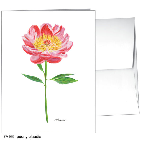 Peony Claudia, Greeting Card (8345)