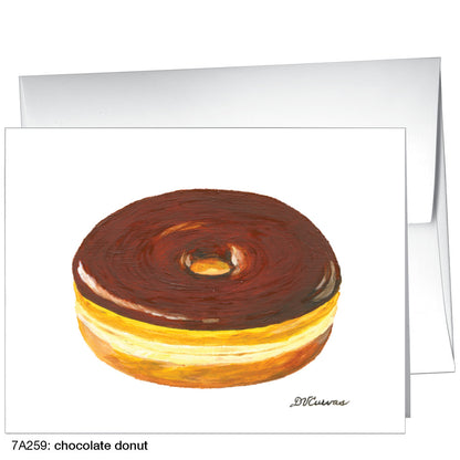 Chocolate Donut, Greeting Card (8400)