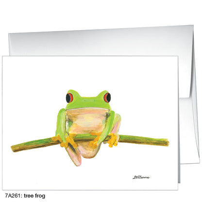 Tree Frog, Greeting Card (8402)