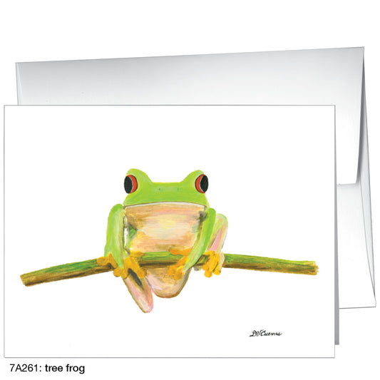 Tree Frog, Greeting Card (8402)