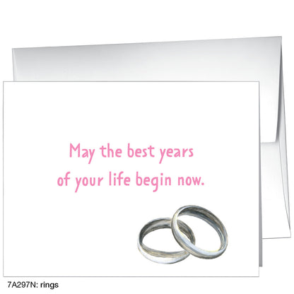 Rings, Greeting Card (8432N)