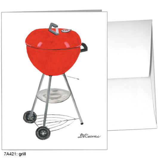 Grill, Greeting Card (8593)