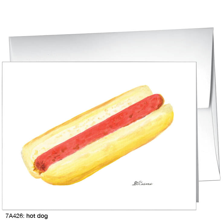 Hot Dog, Greeting Card (8596)