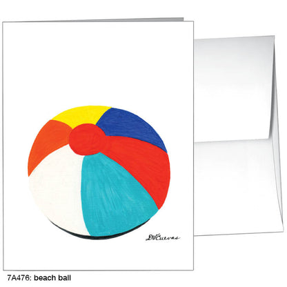 Beach Ball, Greeting Card (8245)