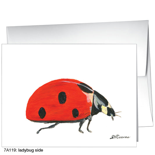 Ladybug Side, Greeting Card (8300)