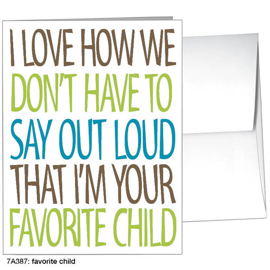 Favorite Child, Greeting Card (8490)