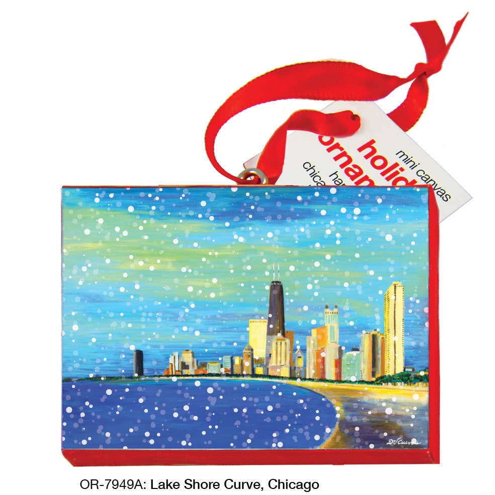 Lake Shore Curve, Chicago, Ornament (OR-7949A)