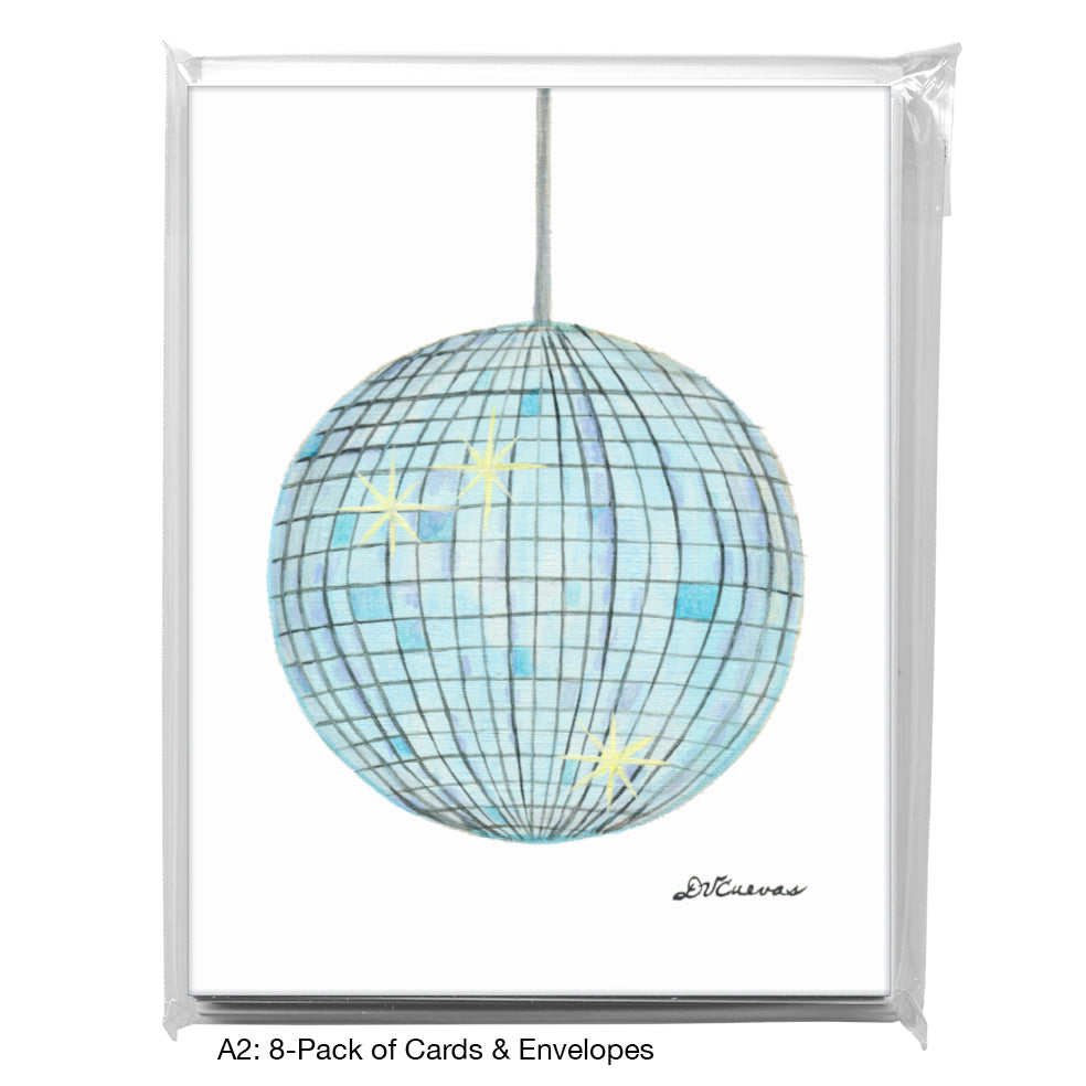 Disco Ball, Greeting Card (8005)