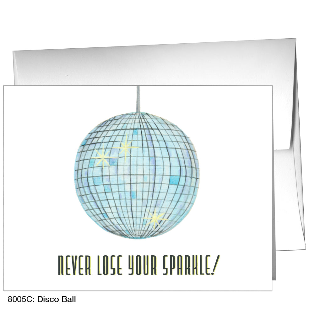 Disco Ball, Greeting Card (8005C)