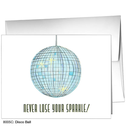 Disco Ball, Greeting Card (8005C)