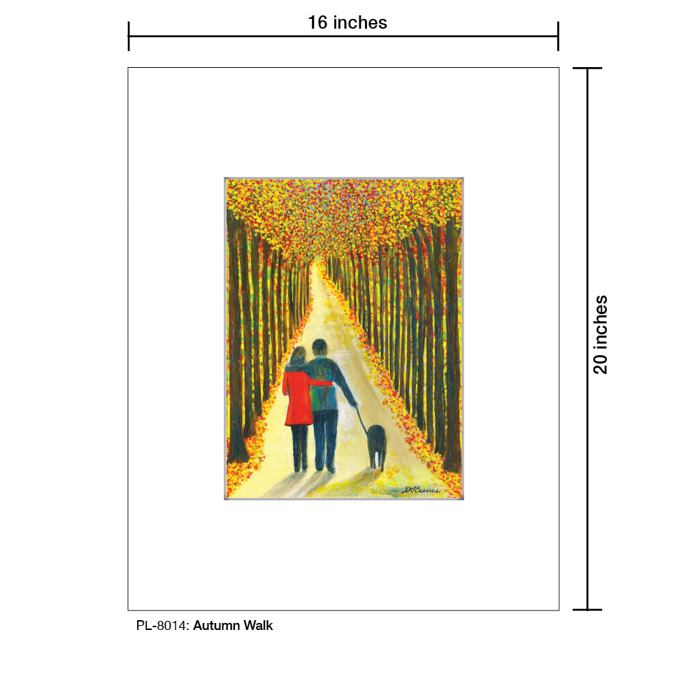 Autumn Walk, Print (#8014)