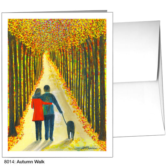 Autumn Walk, Greeting Card (8014)