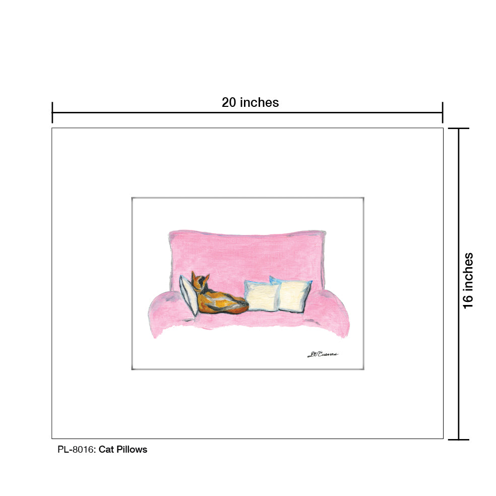 Cat Pillows, Print (#8016)