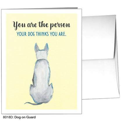 Dog On Guard, Greeting Card (8018D)