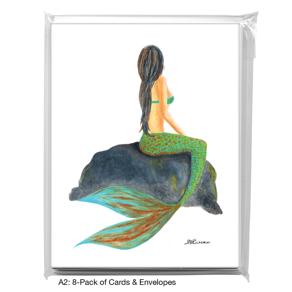 Mermaid, Greeting Card (8019)