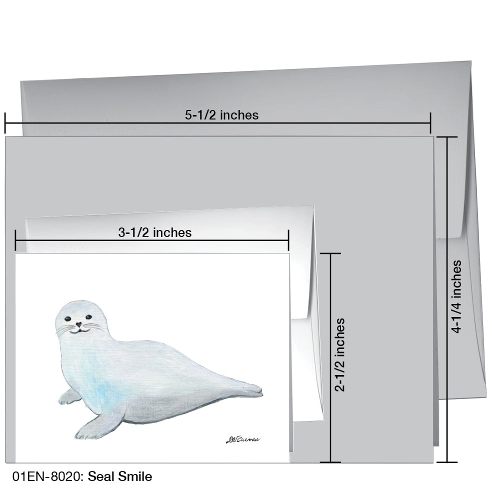 Seal Smile, Greeting Card (8020)