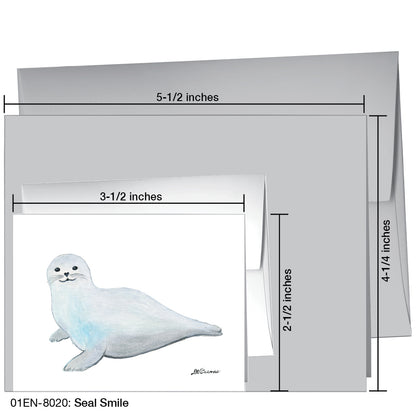 Seal Smile, Greeting Card (8020)