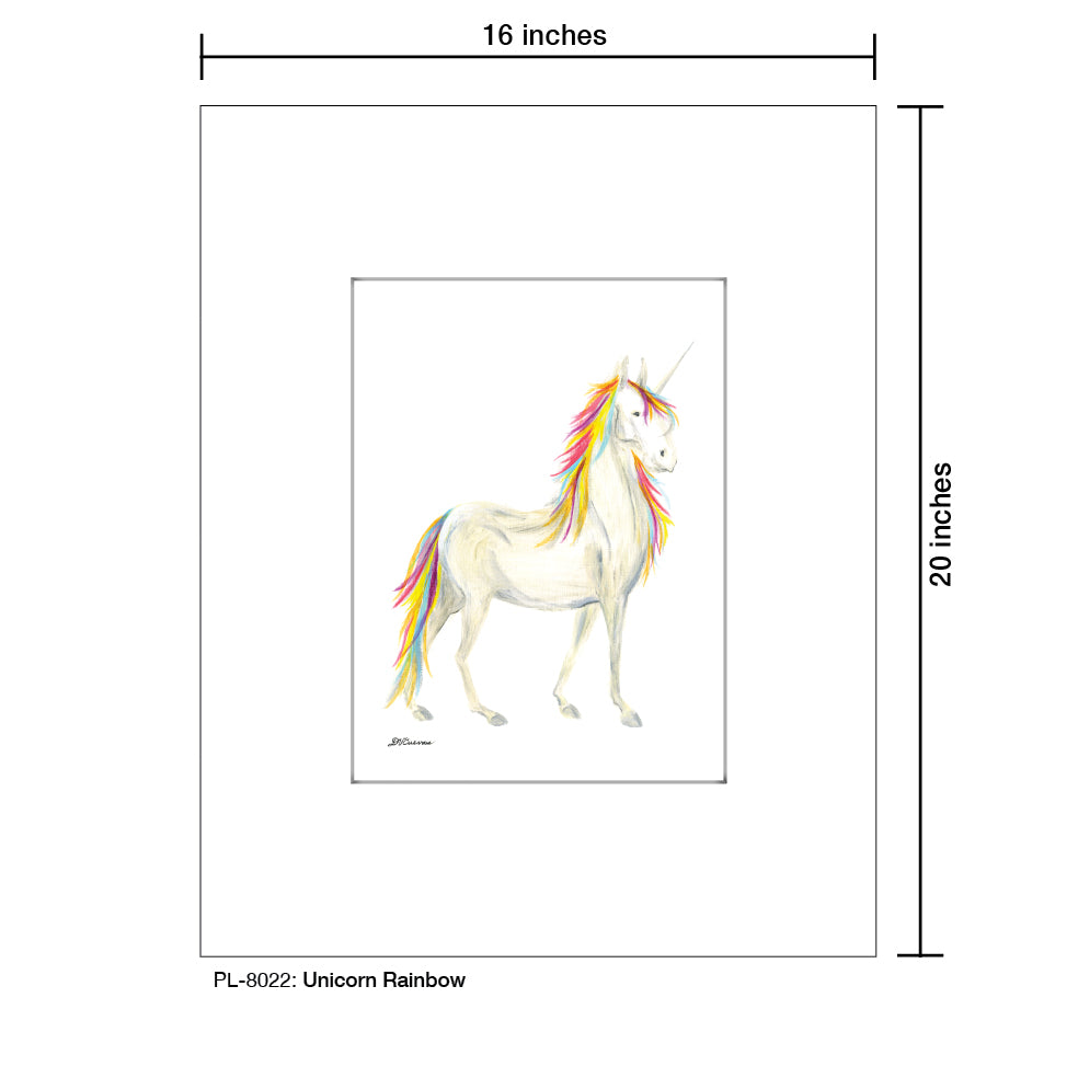 Unicorn Rainbow, Print (#8022)