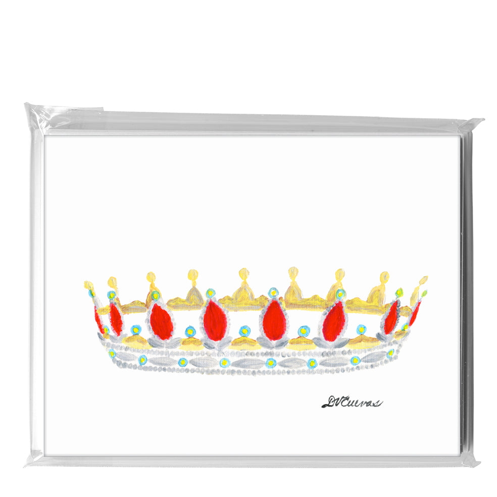 Crown Tiara, Greeting Card (8023)