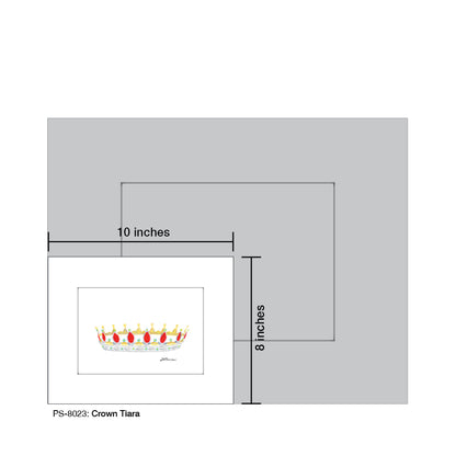 Crown Tiara, Print (#8023)