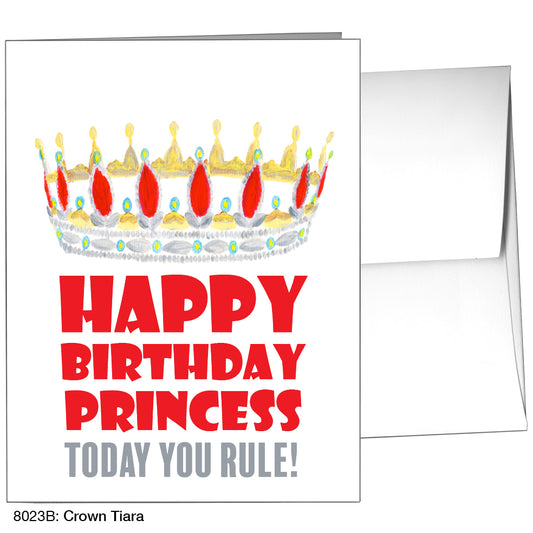 Crown Tiara, Greeting Card (8023B)