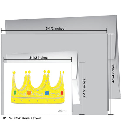 Royal Crown, Greeting Card (8024)